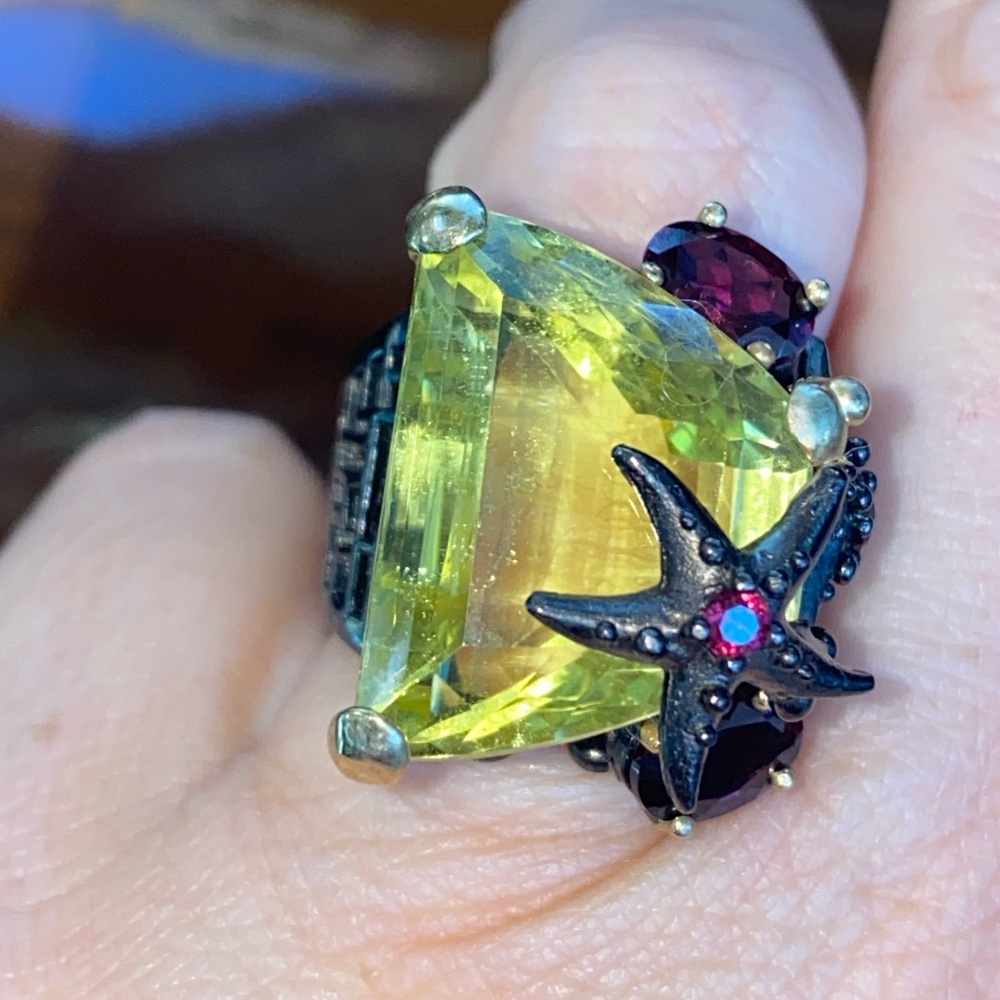 Unique Gemstone Ring - image 2